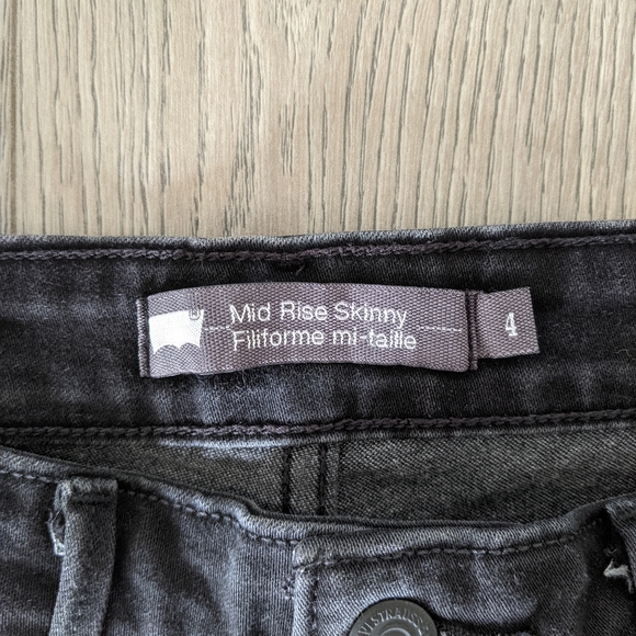 LEVI'S / MID RISE SKINNY JEANS / SIZE 4 - Picture 8 of 8